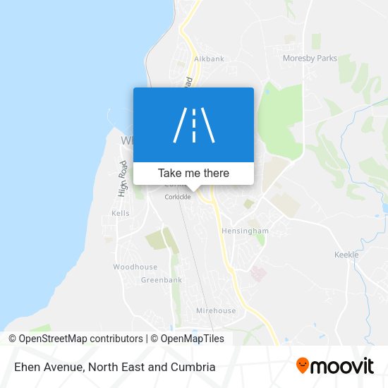 Ehen Avenue map