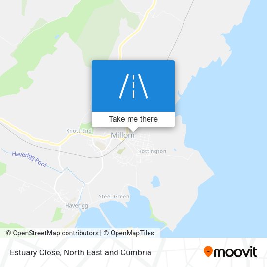 Estuary Close map