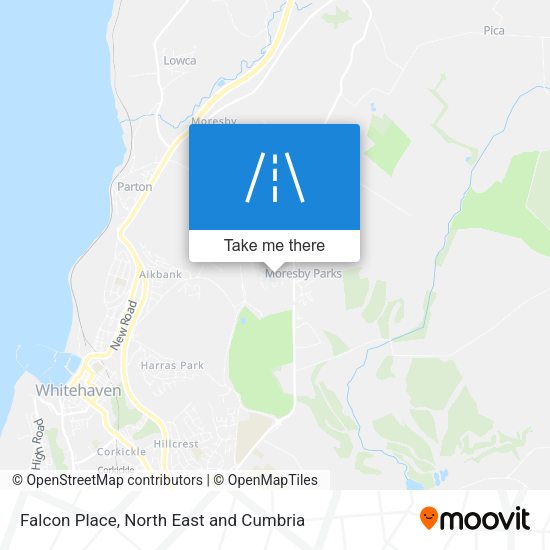 Falcon Place map