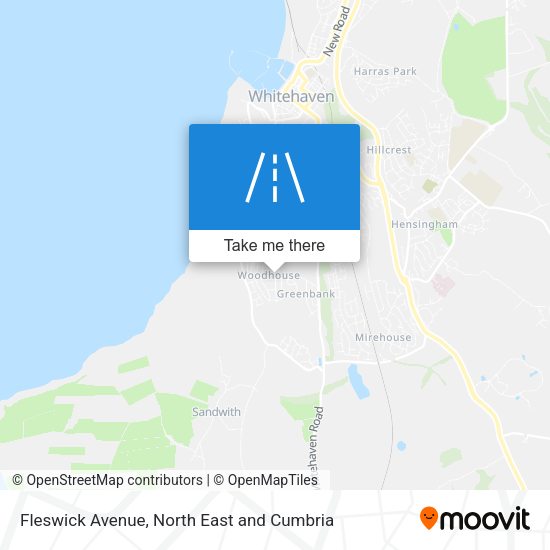 Fleswick Avenue map