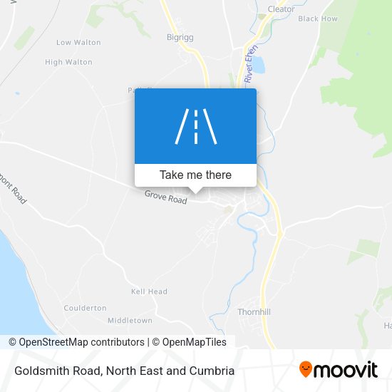 Goldsmith Road map