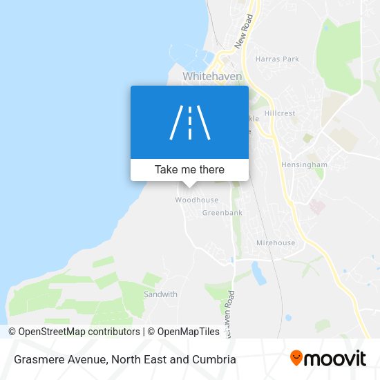 Grasmere Avenue map