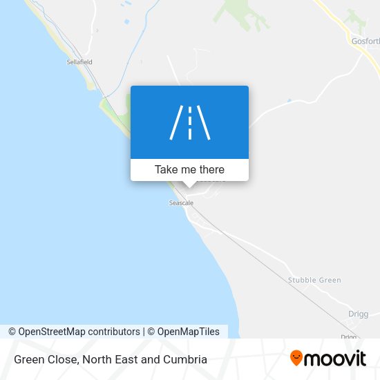 Green Close map