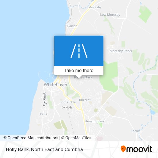 Holly Bank map