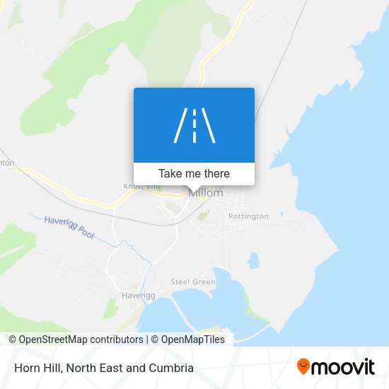 Horn Hill map