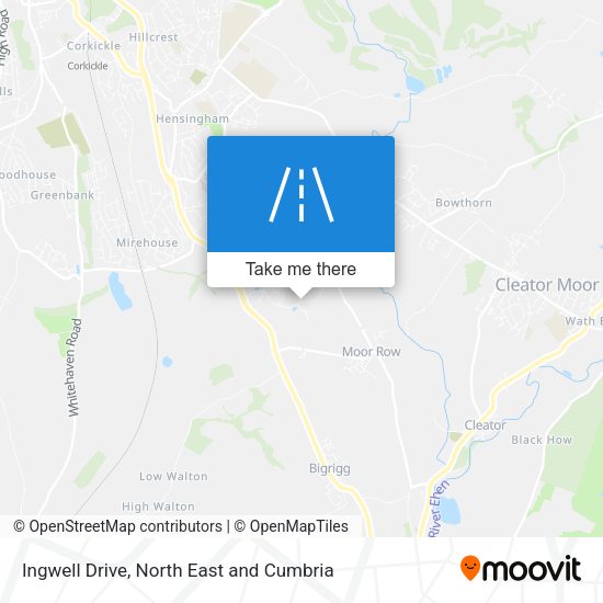 Ingwell Drive map