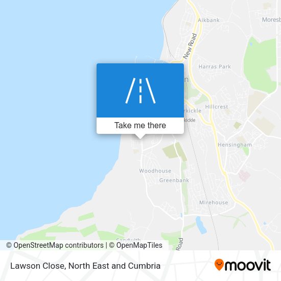 Lawson Close map