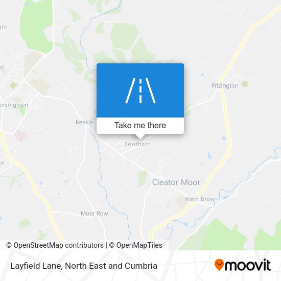 Layfield Lane map