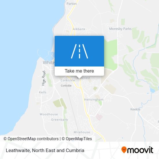 Leathwaite map