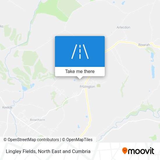 Lingley Fields map