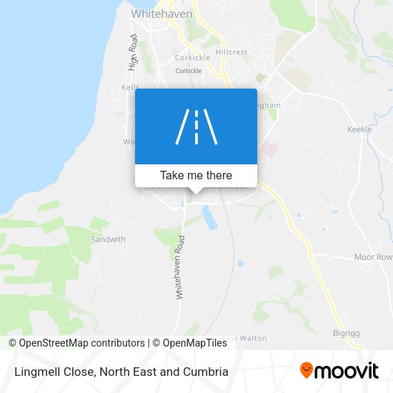 Lingmell Close map
