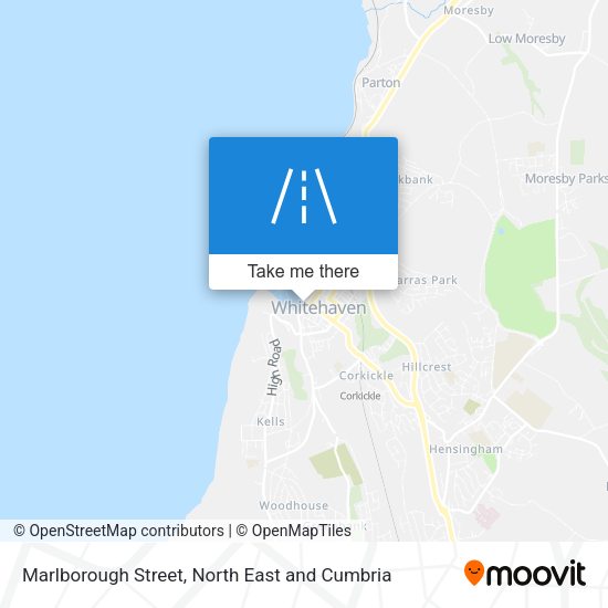Marlborough Street map