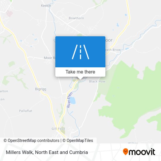 Millers Walk map