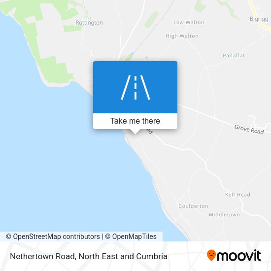 Nethertown Road map