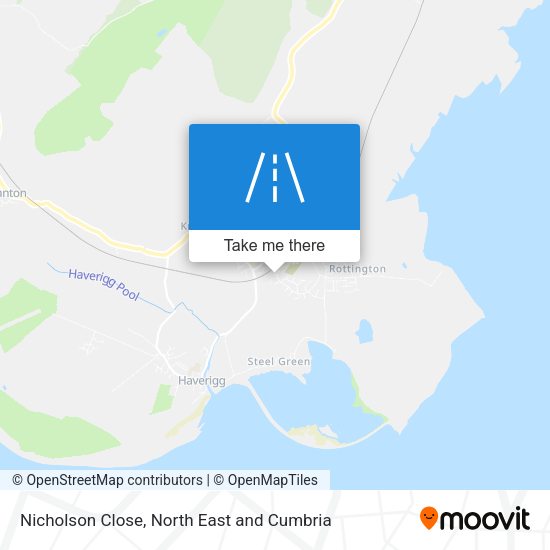 Nicholson Close map