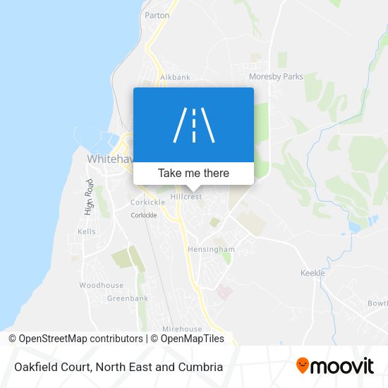 Oakfield Court map