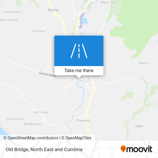 Old Bridge map