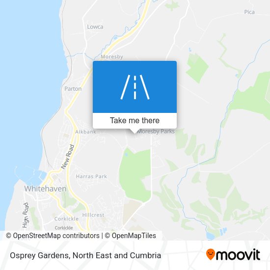 Osprey Gardens map