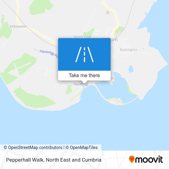 Pepperhall Walk map