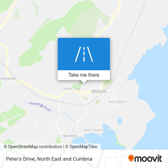 Peter's Drive map