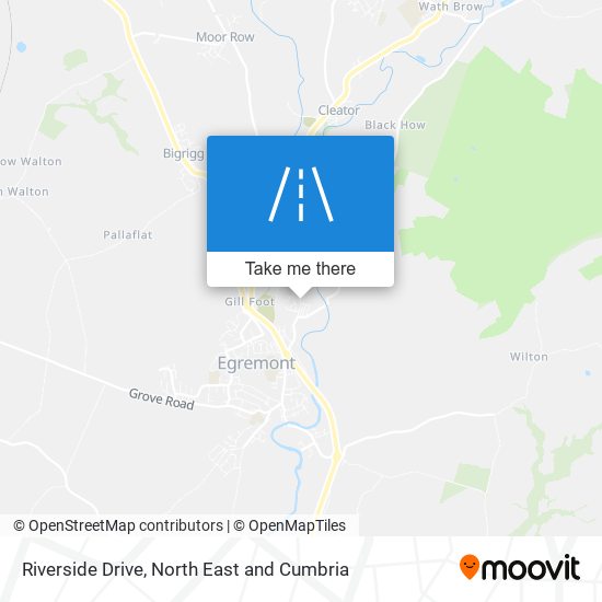 Riverside Drive map