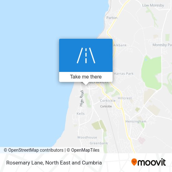 Rosemary Lane map