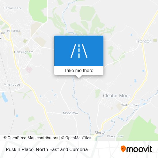 Ruskin Place map