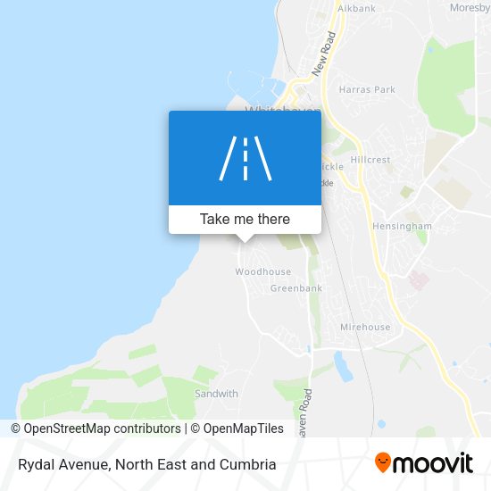 Rydal Avenue map