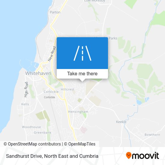 Sandhurst Drive map