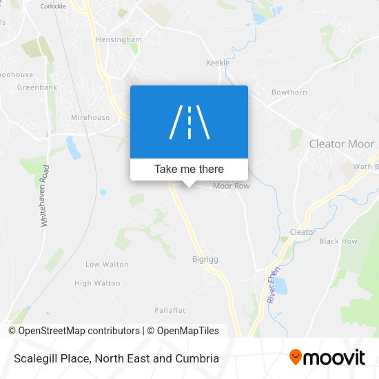Scalegill Place map