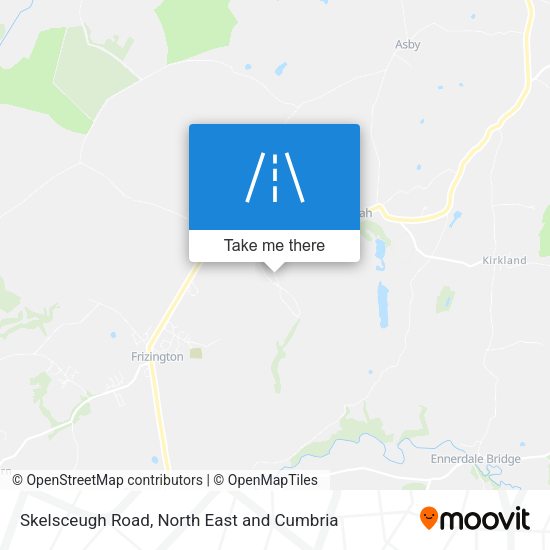 Skelsceugh Road map