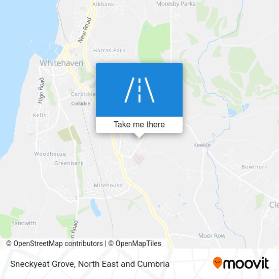 Sneckyeat Grove map