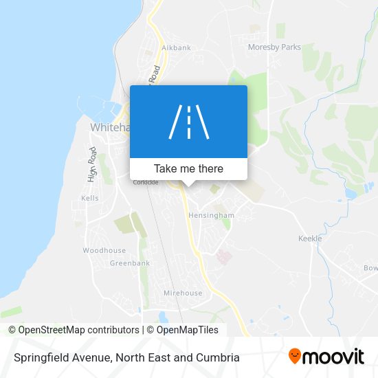 Springfield Avenue map