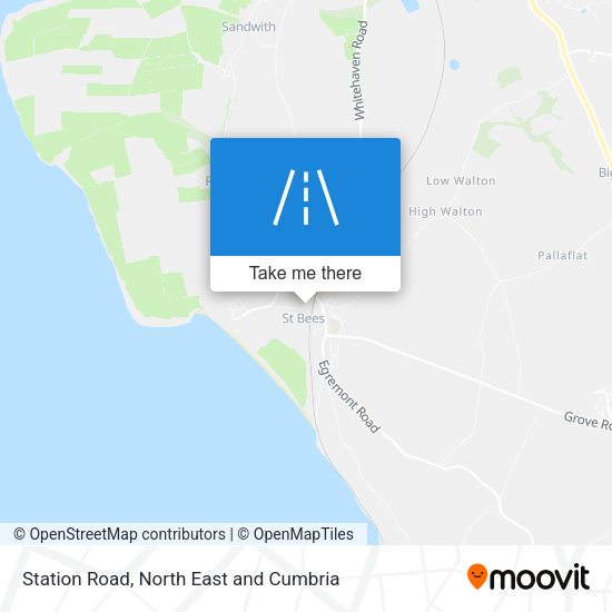 Station Road map