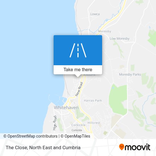 The Close map
