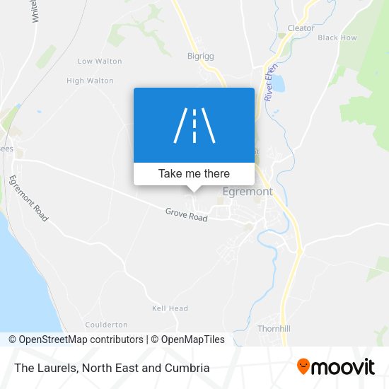 The Laurels map