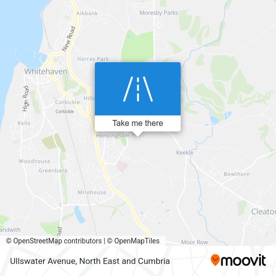 Ullswater Avenue map