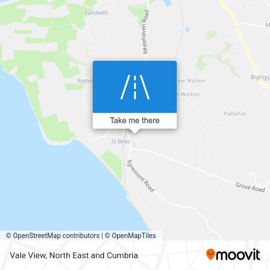 Vale View map