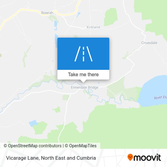 Vicarage Lane map