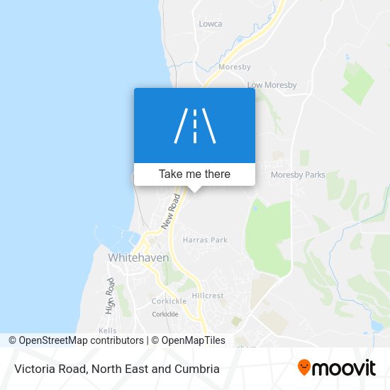 Victoria Road map