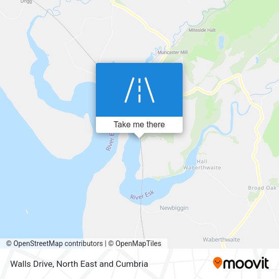 Walls Drive map