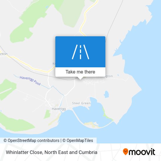 Whinlatter Close map