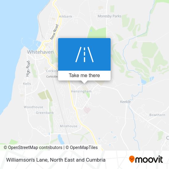Williamson's Lane map