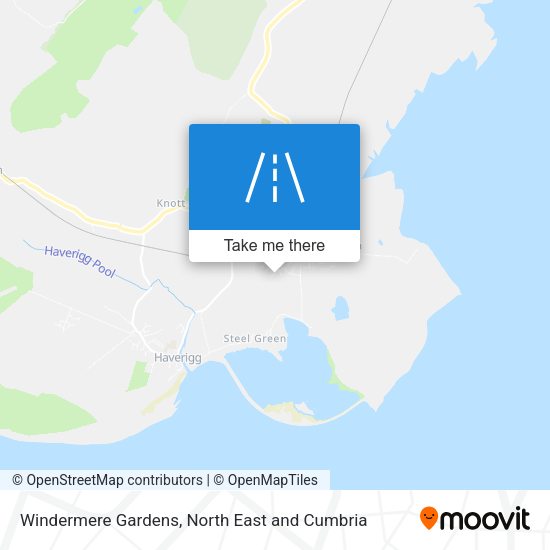 Windermere Gardens map