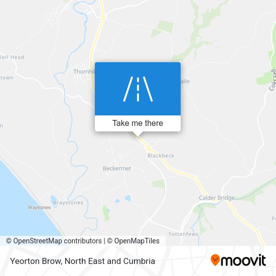 Yeorton Brow map