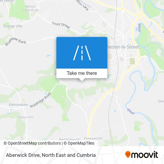 Aberwick Drive map