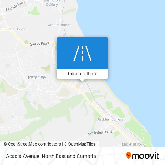 Acacia Avenue map