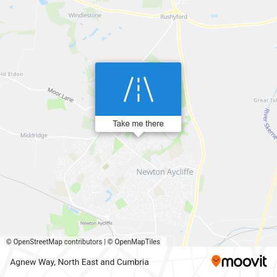 Agnew Way map