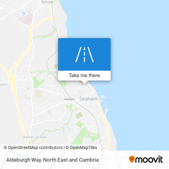 Aldeburgh Way map
