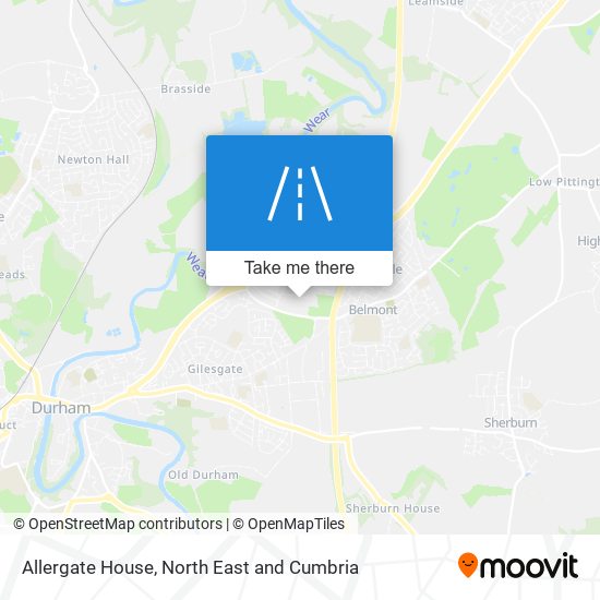 Allergate House map